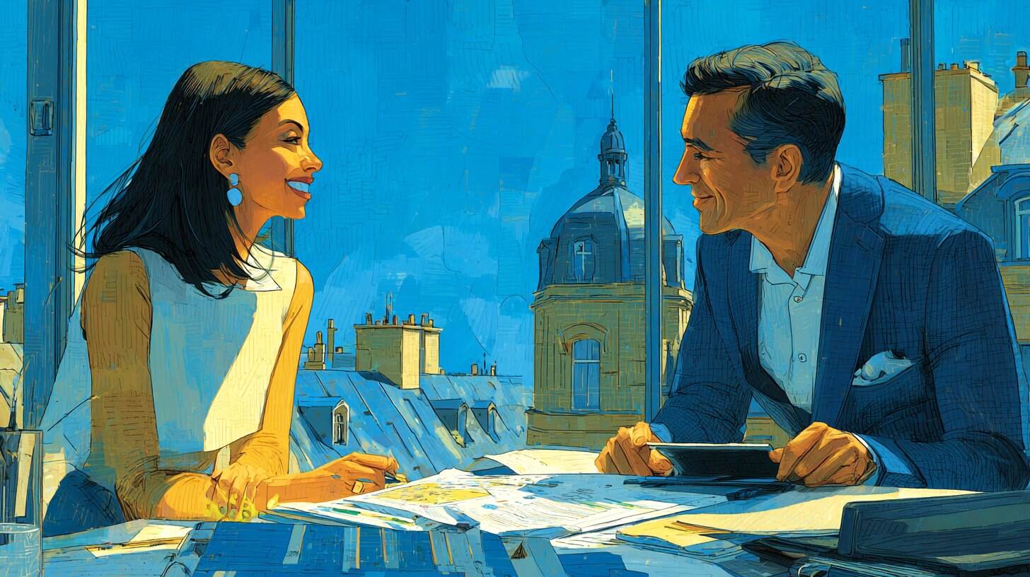Expert-comptable et cliente échangeant lors d'un rendez-vous personnalisé — accompagnement client Savigny-sur-Orge