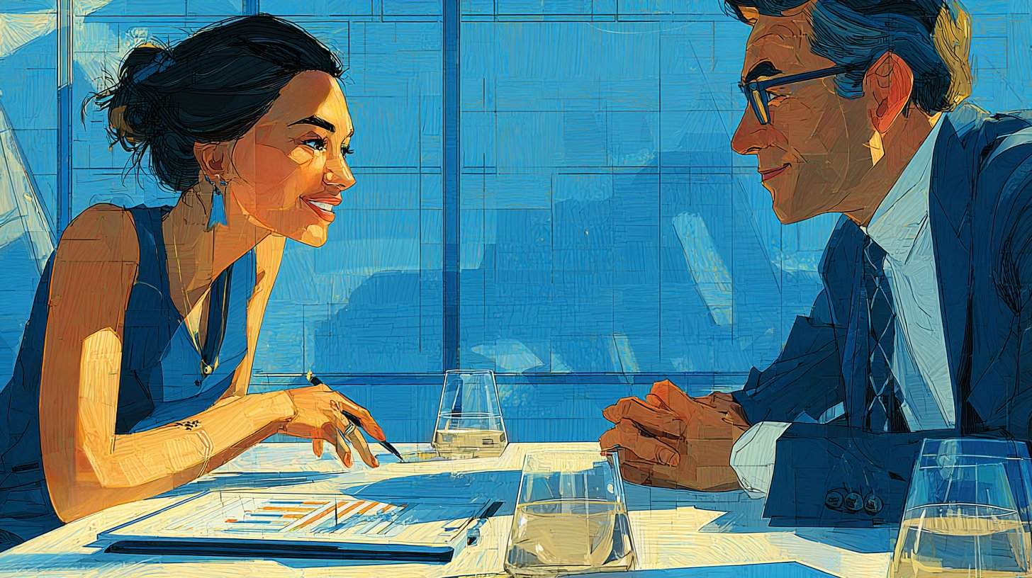 Experte-comptable en consultation face à un client à Palaiseau