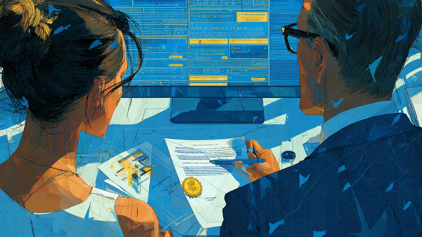 Entrepreneure et expert-comptable comparant les statuts EURL ou SASU